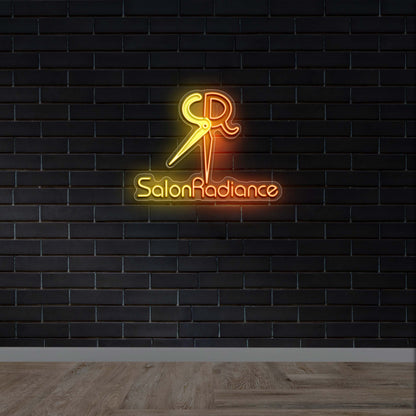Salon Radiance - Premium Neon Artwork