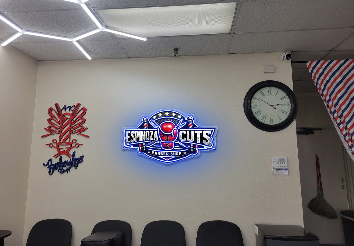 ESPINOZA CUTS - Premium Neon Artwork