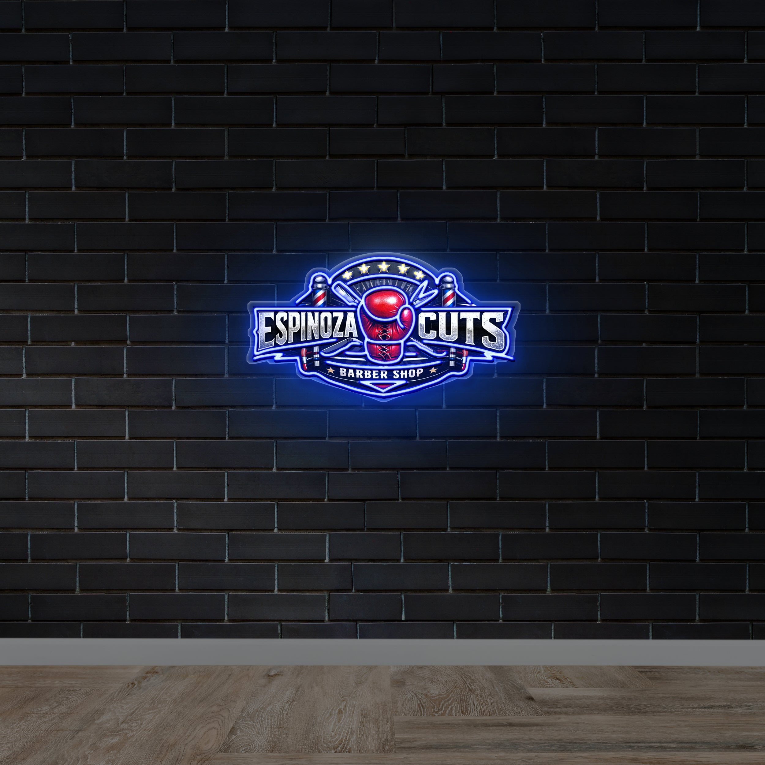 ESPINOZA CUTS - Premium Neon Artwork