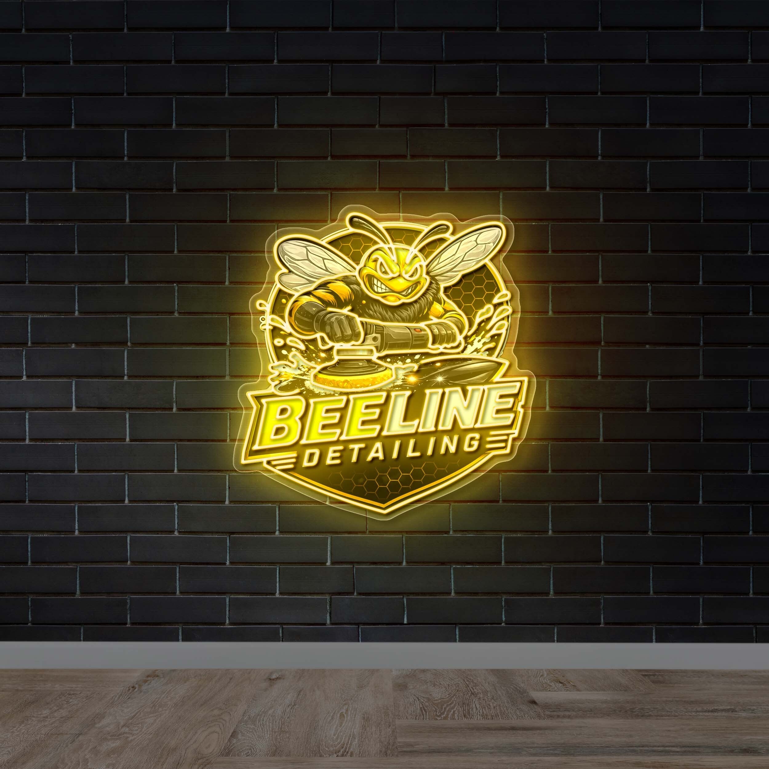 Beeline Detailing - Premium Neon Artwork