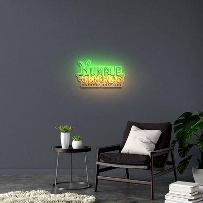Humble Grounds - Premium Neon Artwork