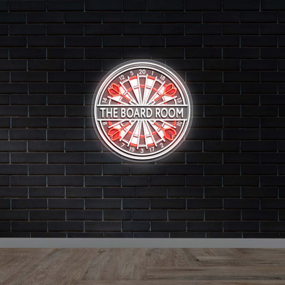 THE BOARD ROOM - Premium Neon Artwork