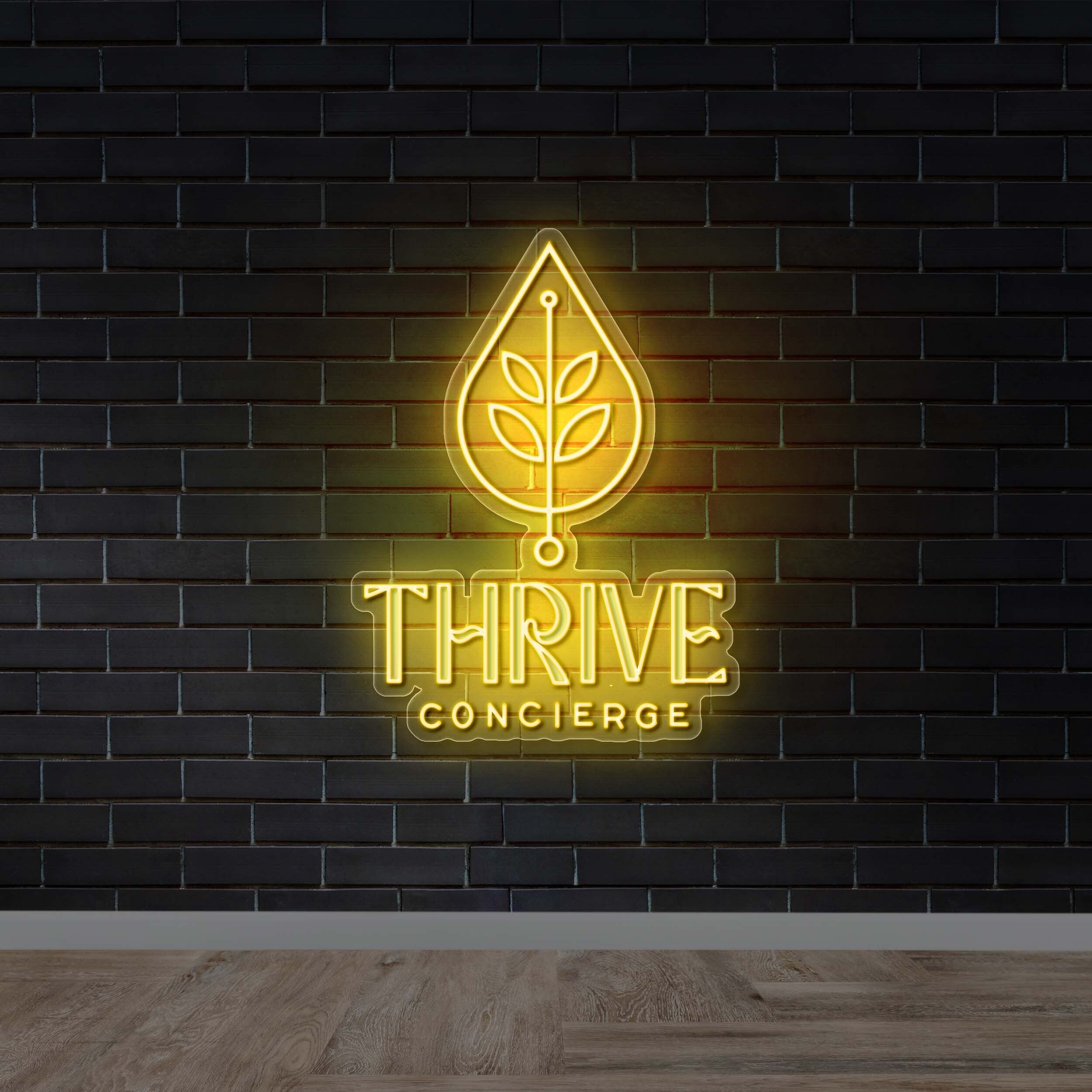 Thrive Concierge - Premium Neon Artwork