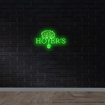 Hoyer’s Landscaping - Premium Neon Artwork