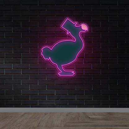 Dancing Dodo - Premium Neon Artwork