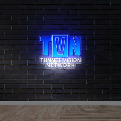 TUNNEL VISION NETWORK - Premium Neon Artwork