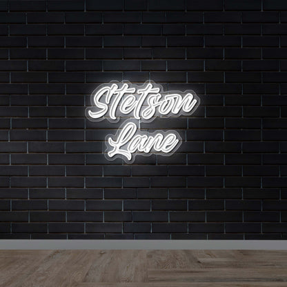 Stetson Lane - Premium Neon Artwork