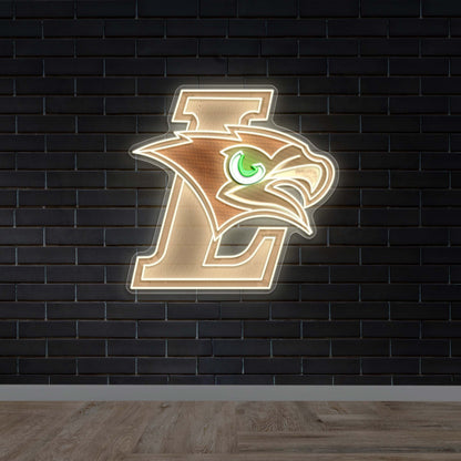 Lehigh Hawk Logo - Premium Neon Artwork