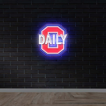 C DAILY - Premium Neon Artwork