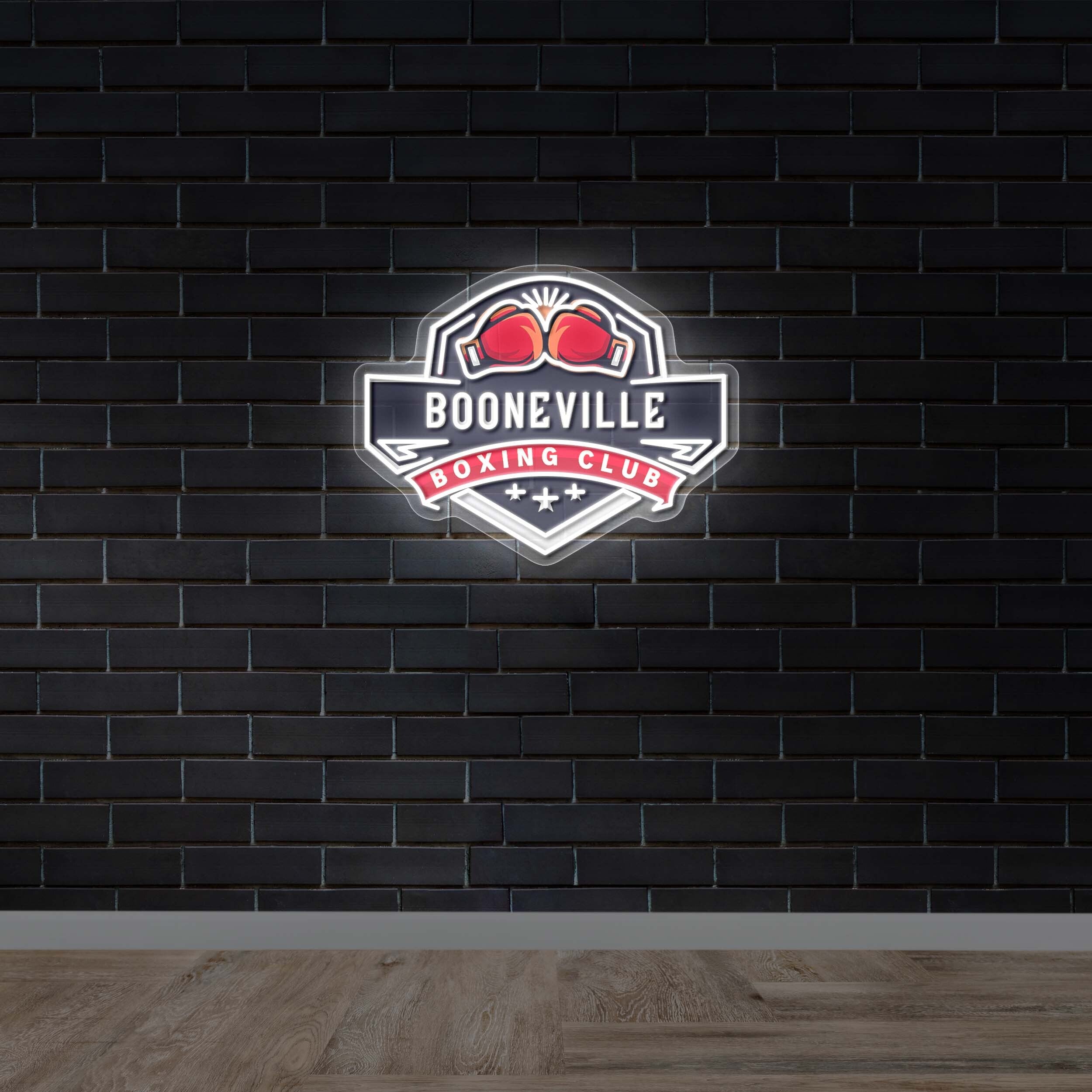 Booneville Boxing Club - Premium Neon Artwork