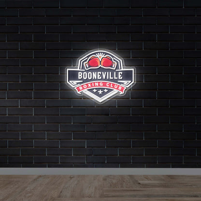 Booneville Boxing Club - Premium Neon Artwork
