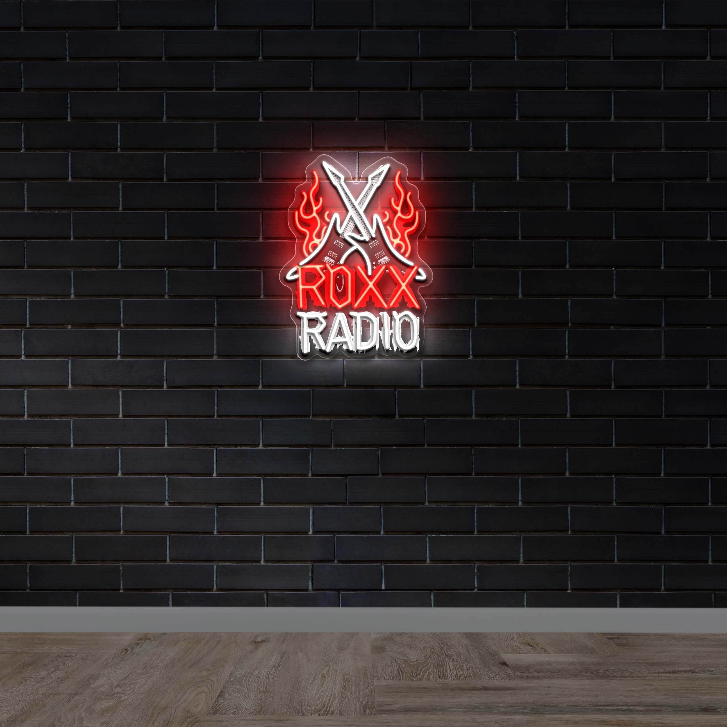 ROXX RADIO - Premium Neon Artwork