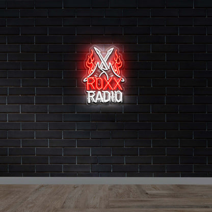 ROXX RADIO - Premium Neon Artwork