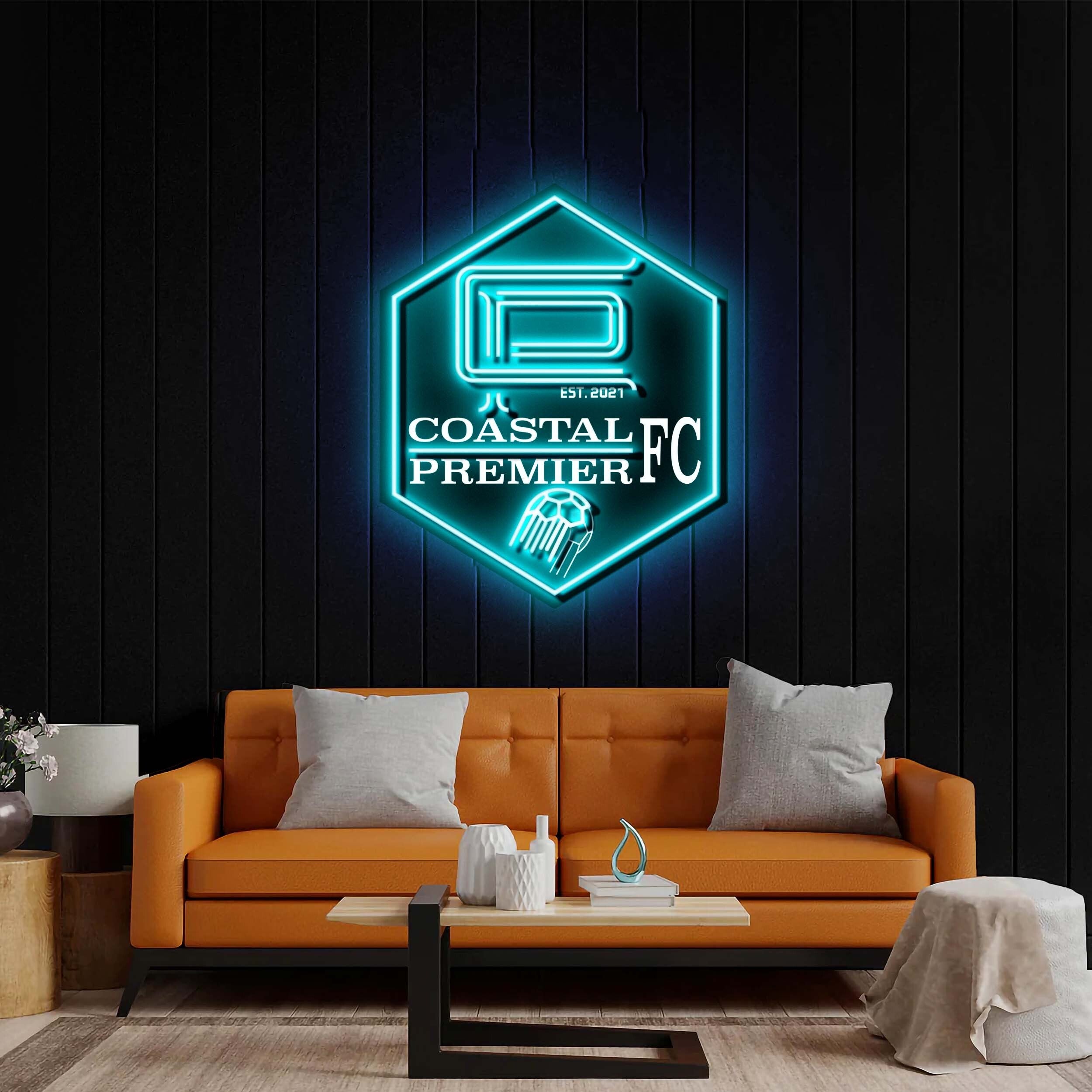 COASTAL PREMIER FC - Premium Neon Artwork