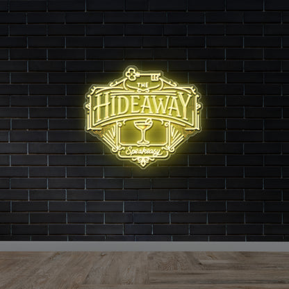HIDEAWAY - Premium Neon Artwork