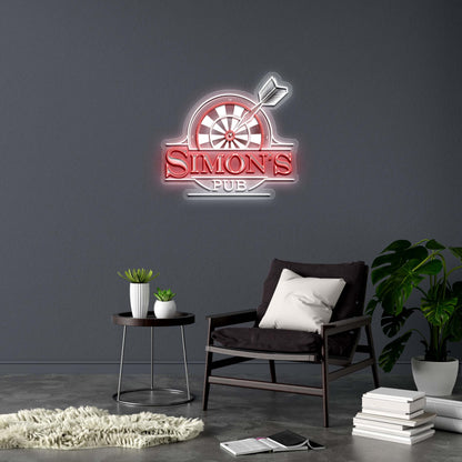 SIMON'S PUB - Premium Neon Artwork