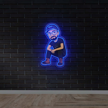 Mascot - Premium Neon Artwork