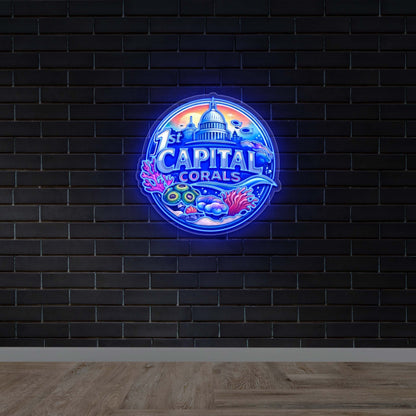 1st Capital Corals - Premium Neon Artwork