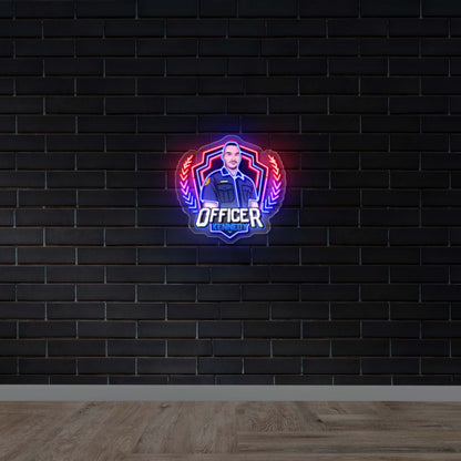 OFFICER KENNEDY - Premium Neon Artwork