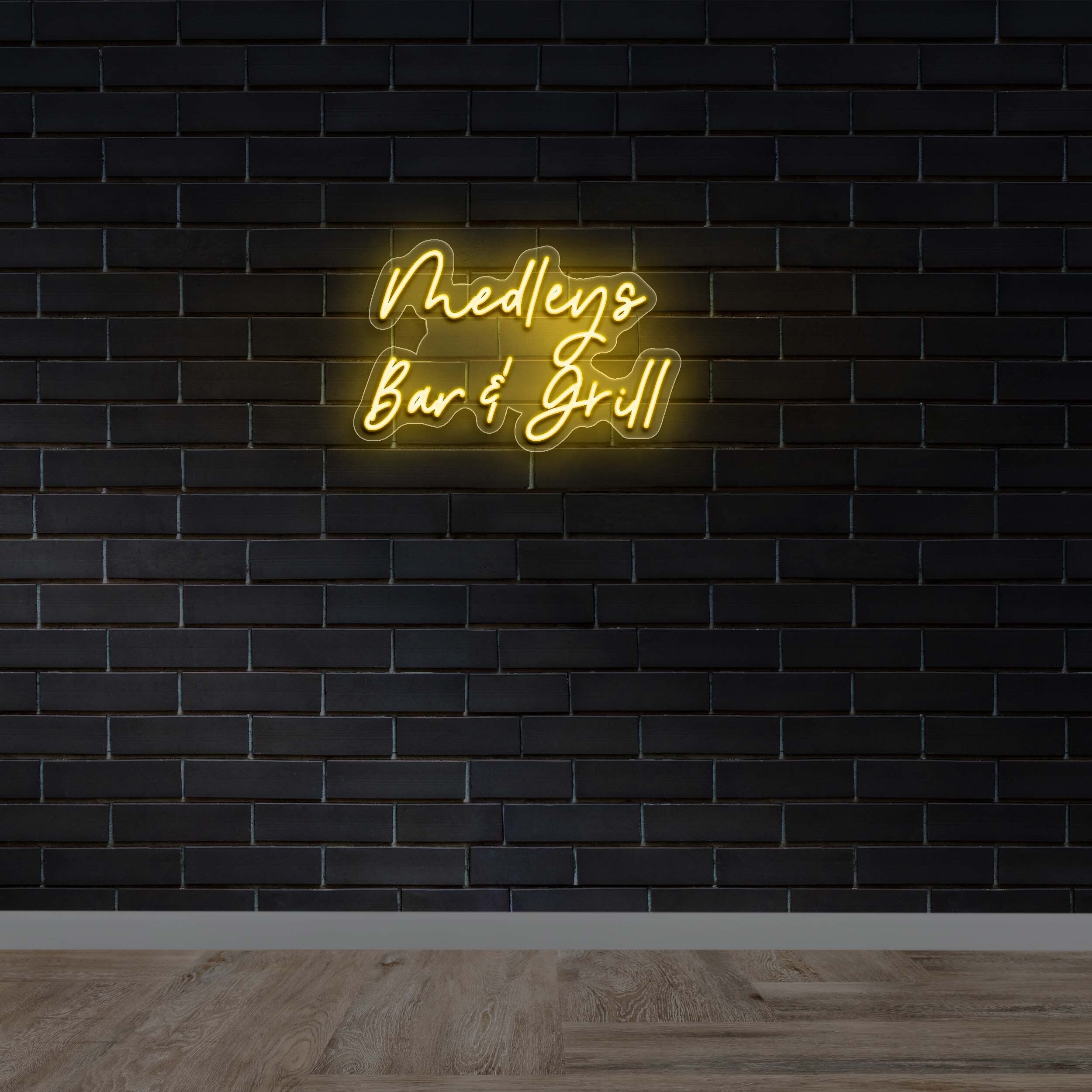 Medleys Bar & Grill - Premium Neon Artwork