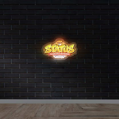 STATUS - Premium Neon Artwork