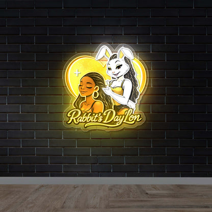 Rabbit’s Day'Lon - Premium Neon Artwork
