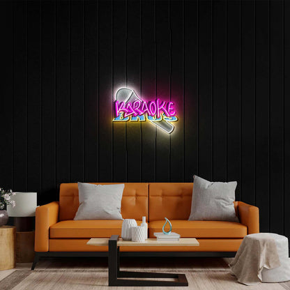 KARAOKE - Premium Neon Artwork