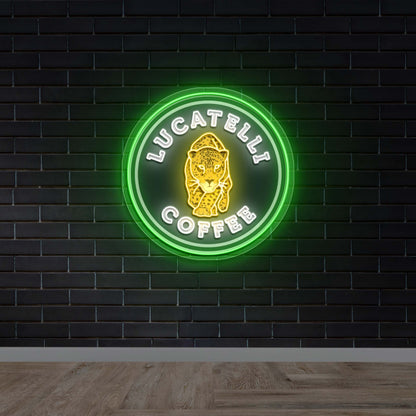 Lucatelli Coffee - Premium Neon Artwork