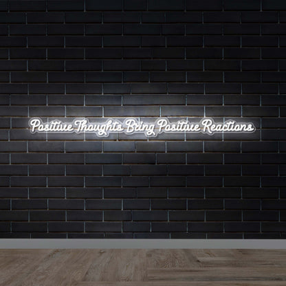 Positive Thoughts - Premium Neon Artwork