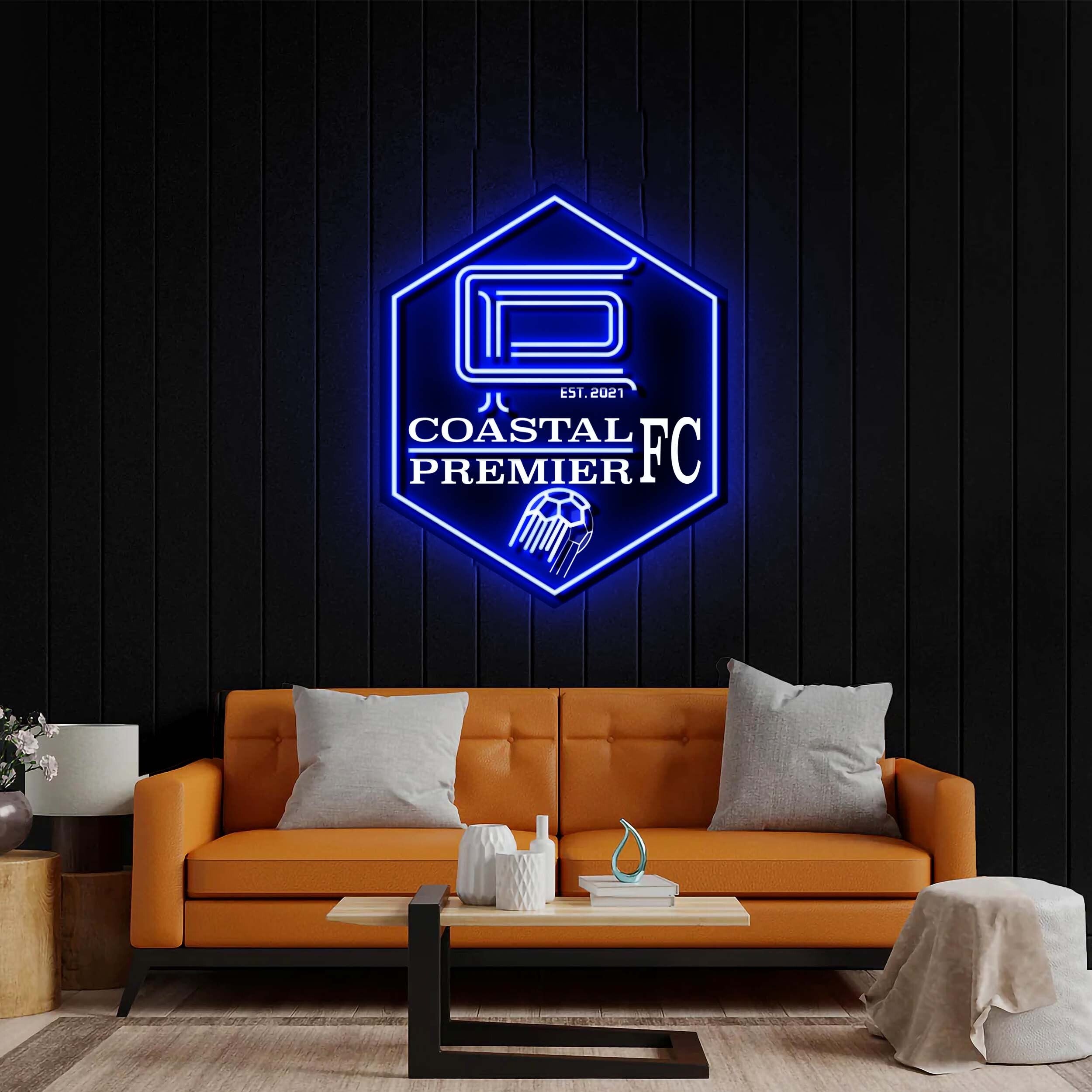 COASTAL PREMIER FC - Premium Neon Artwork