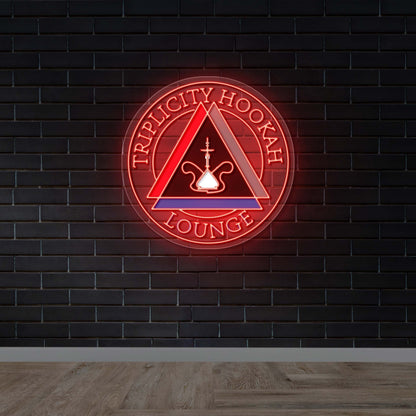 Triplicity Hookah Lounge -  Premium Neon Artwork
