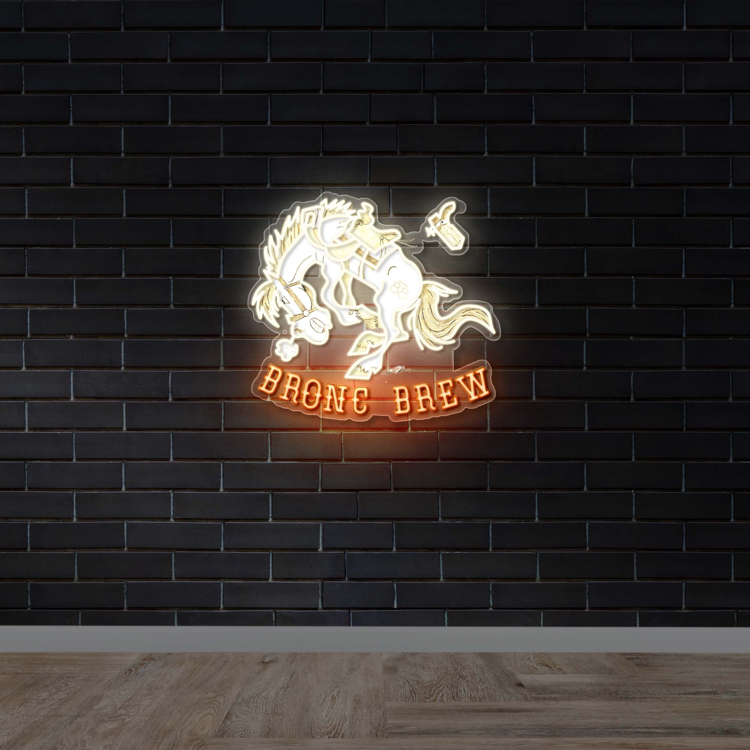 BRONC BREW - Premium Neon Artwork