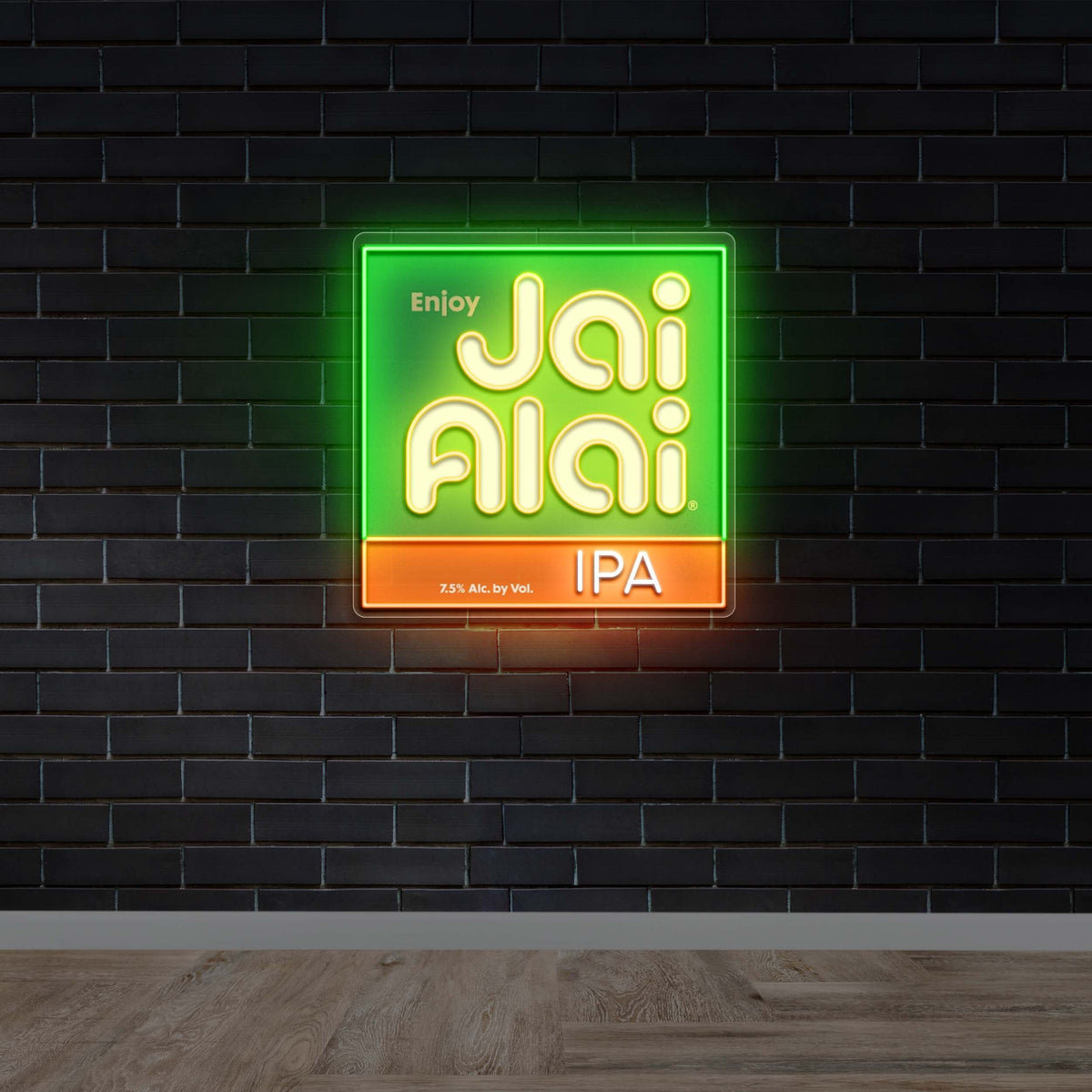 Jai Alai IPA - Premium Neon Artwork