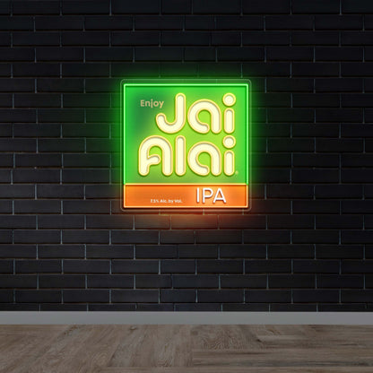 Jai Alai IPA - Premium Neon Artwork