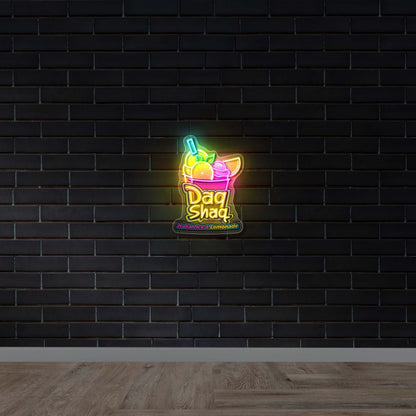 DAQ SHAQ - Premium Neon Artwork