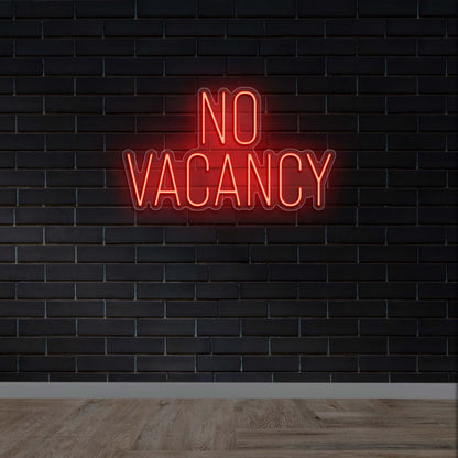 No Vacancy - Premium Neon Artwork