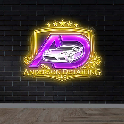 ANDERSON DETAILING LLC - Premium Neon Artwork