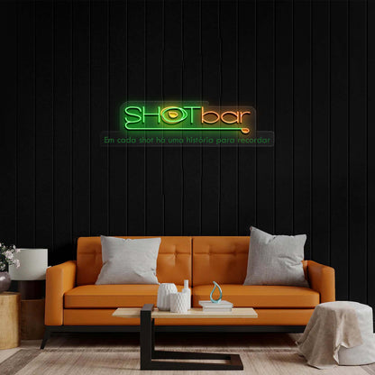 SHOTbar - Premium Neon Artwork