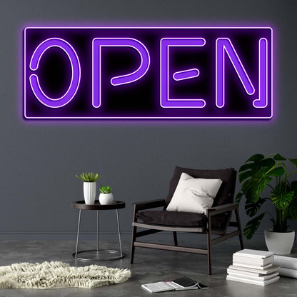 OPEN - Premium Neon Artwork