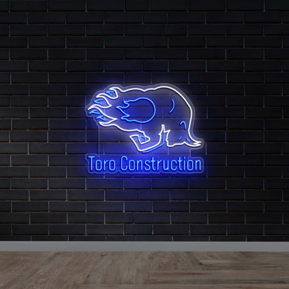 TORO CONSTRUCTION - Premium Neon Artwork