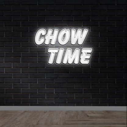 Chow time - Premium Neon Artwork