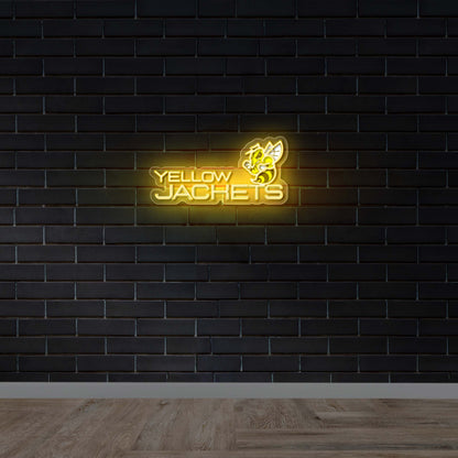 Yellow Jackets - Premium Neon Artwork