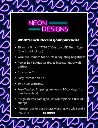 TTBFC -  Premium Neon Artwork