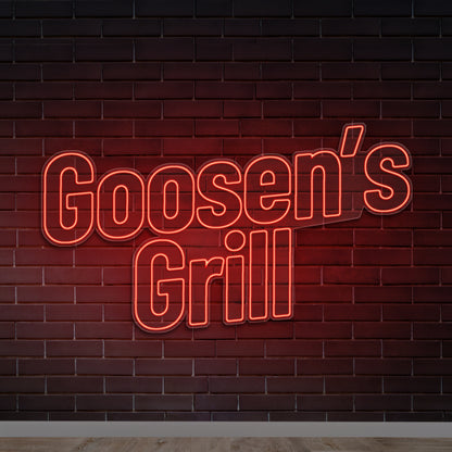 GOOSEN'S GRILL - Premium Neon Artwork