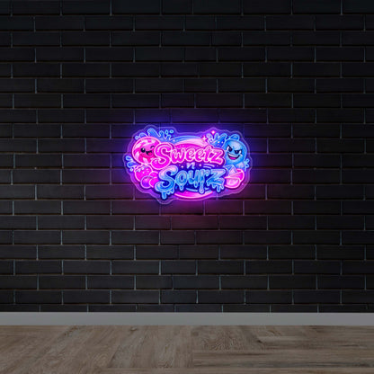 SWEETZ N SOURZ - Premium Neon Artwork