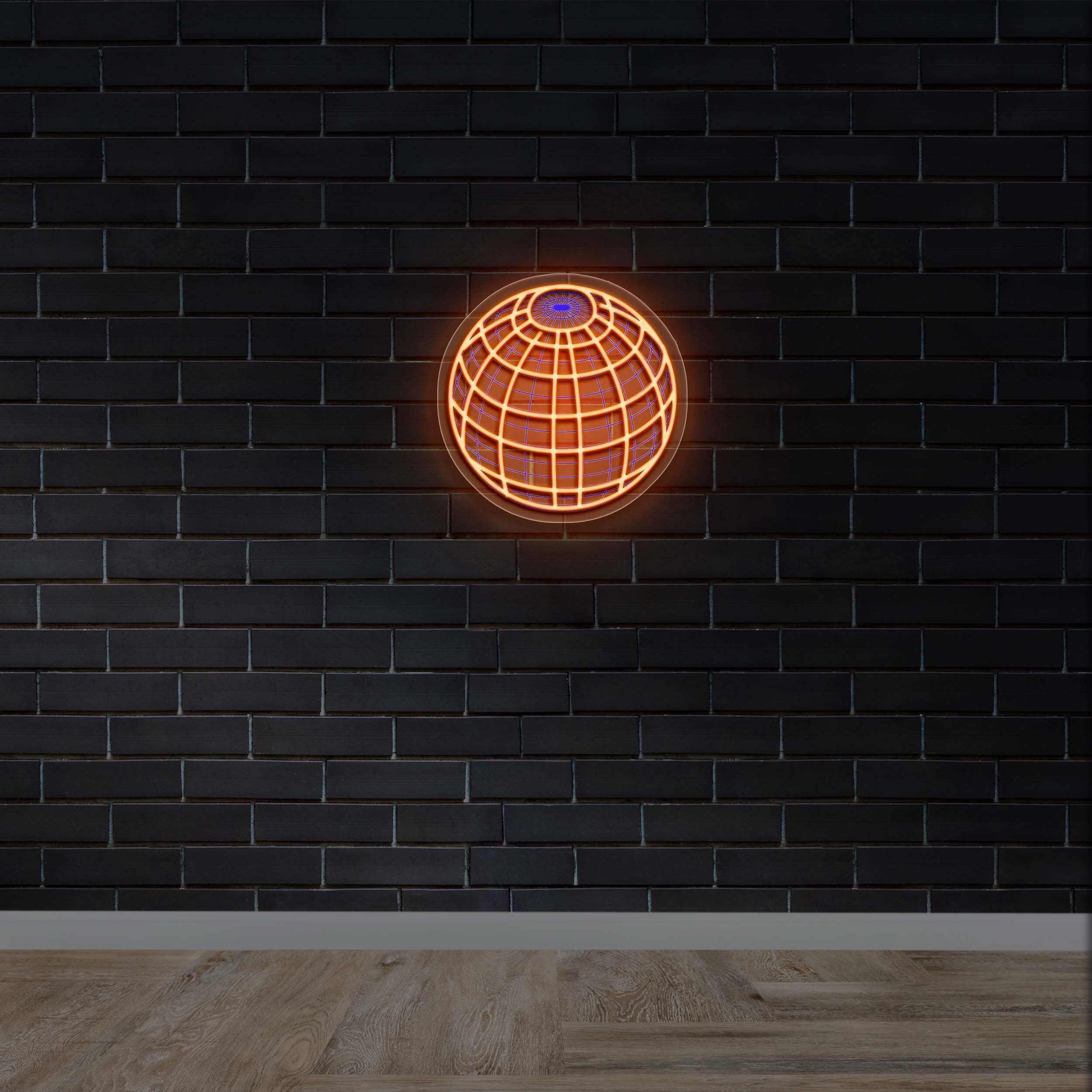 Planet - Premium Neon Artwork