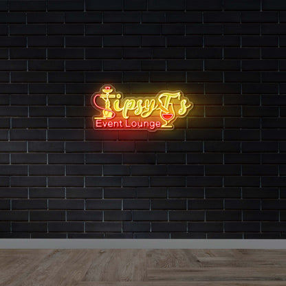 Tipsy T's Event Lounge - Premium Neon Artwork