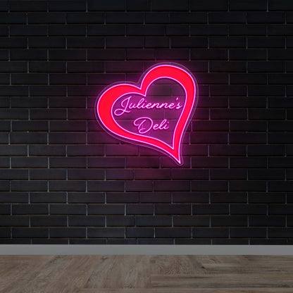 Julienne's Deli - Premium Neon Artwork