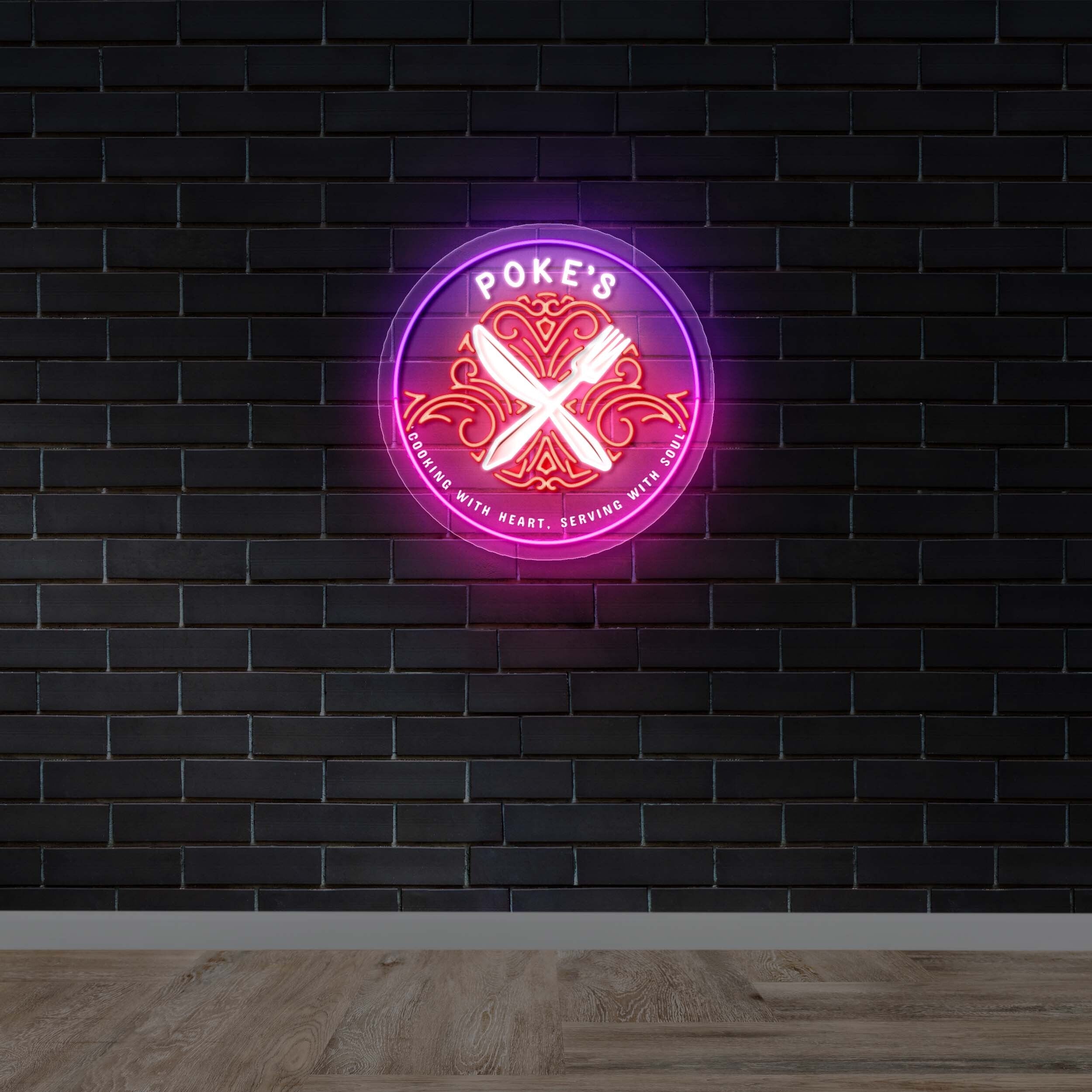 Poke’s - Premium Neon Artwork