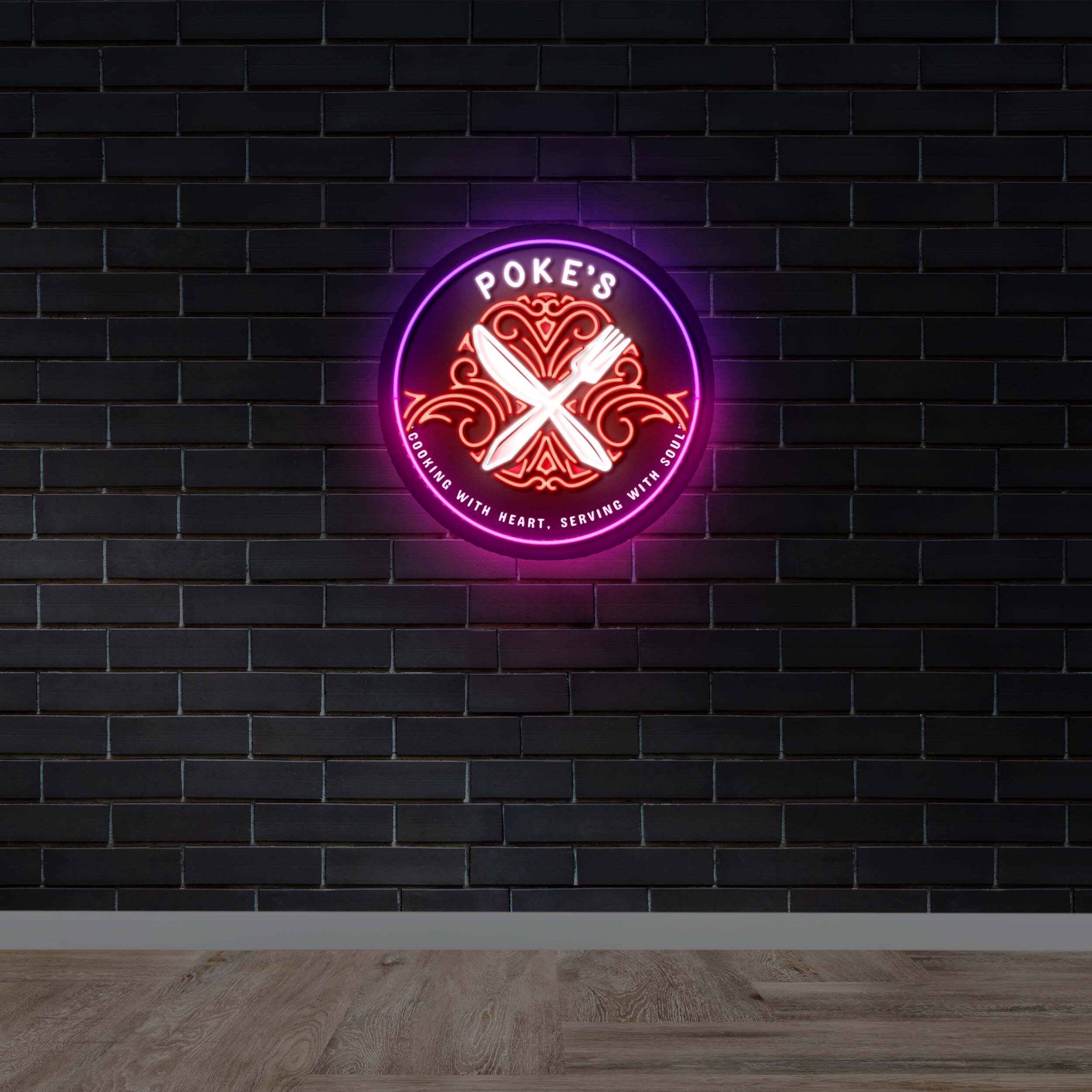 Poke’s - Premium Neon Artwork